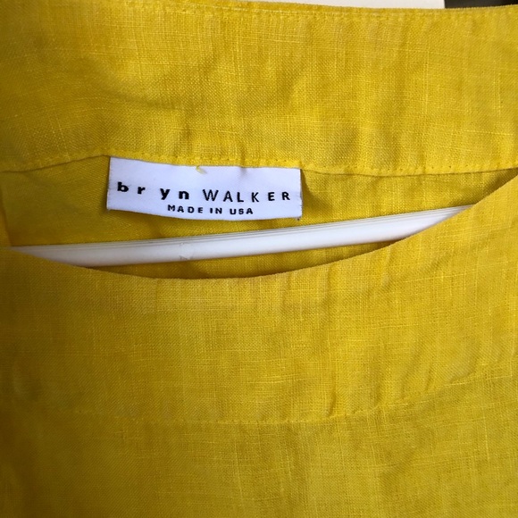 bryn Walker Yellow Tunic Top - Picture 2 of 5